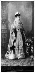 Maria Feodorovna wearing traditional Russian dress, c.1860s